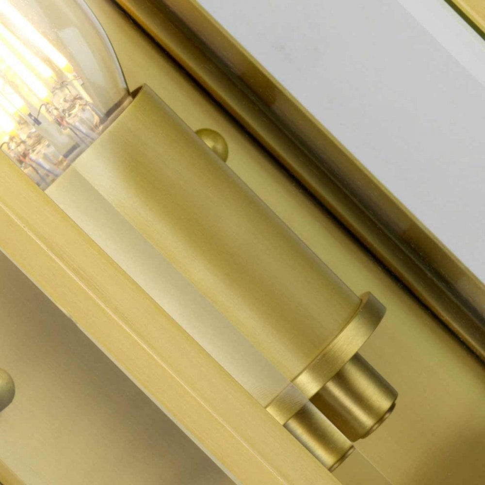 Elstead HL7-S-BB Holborn 1 Light Small Half Lantern Brushed Brass