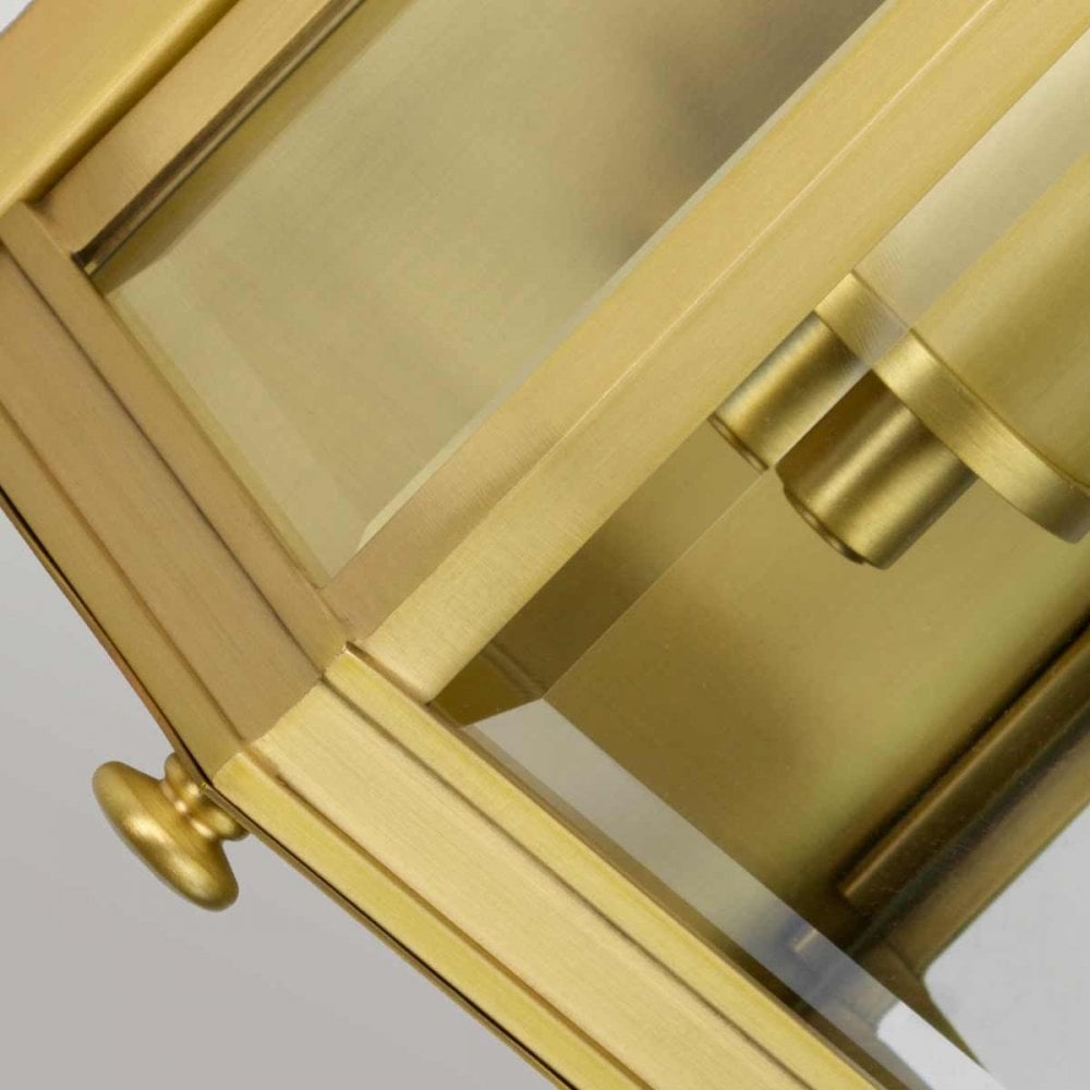 Elstead HL7-S-BB Holborn 1 Light Small Half Lantern Brushed Brass