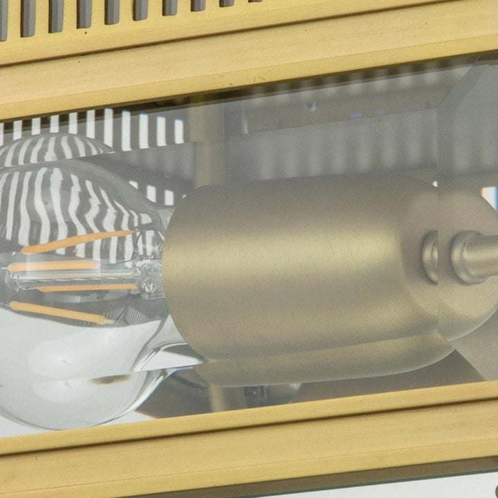 Elstead HOLBORN-F-BB Holborn 2 Light Flush Brushed Brass
