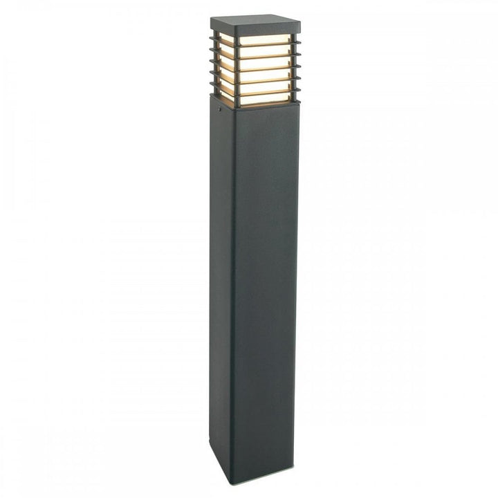 Norlys H-STAD-L-E27-BLK Halmstad 1 Light Large Bollard - Black