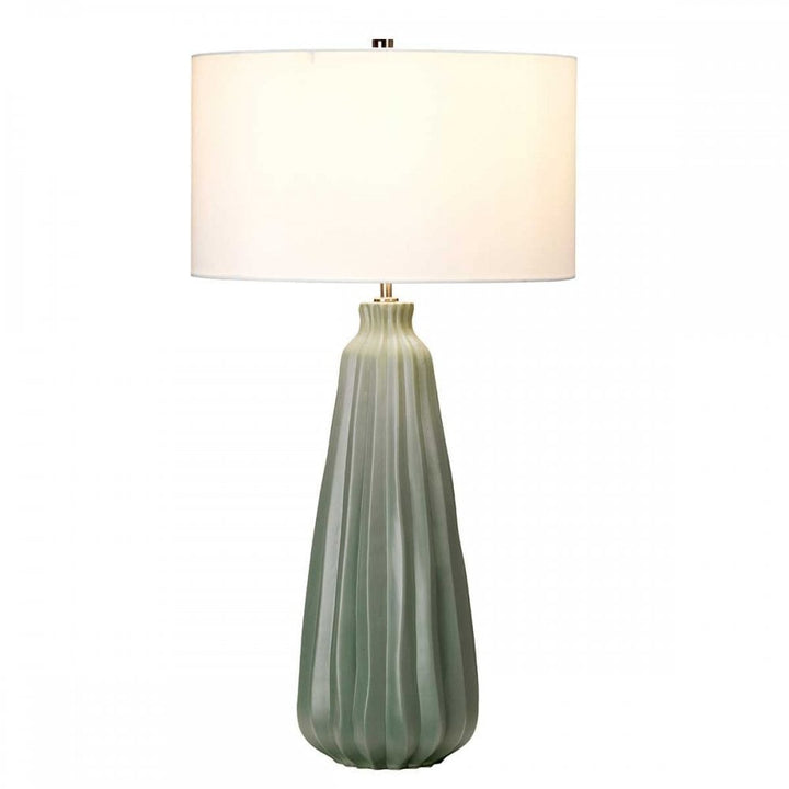 Elstead KEW-TL Kew 1 Light Table Lamp Sage Green