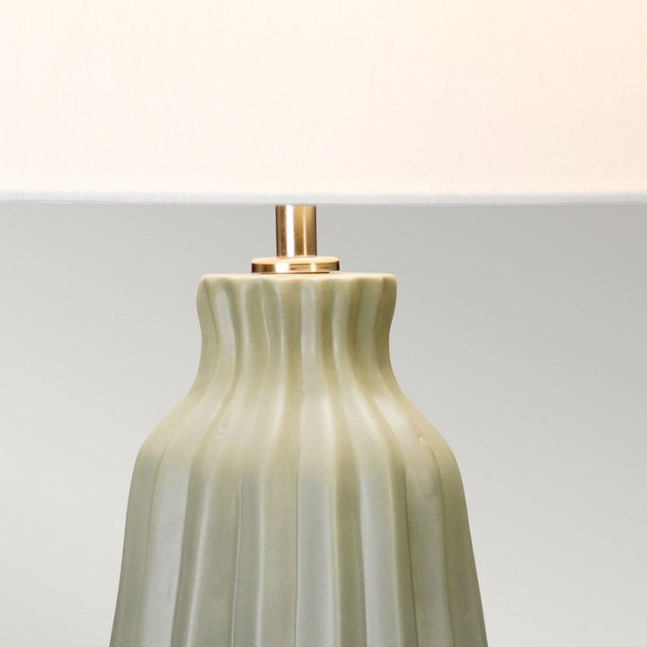 Elstead KEW-TL Kew 1 Light Table Lamp Sage Green