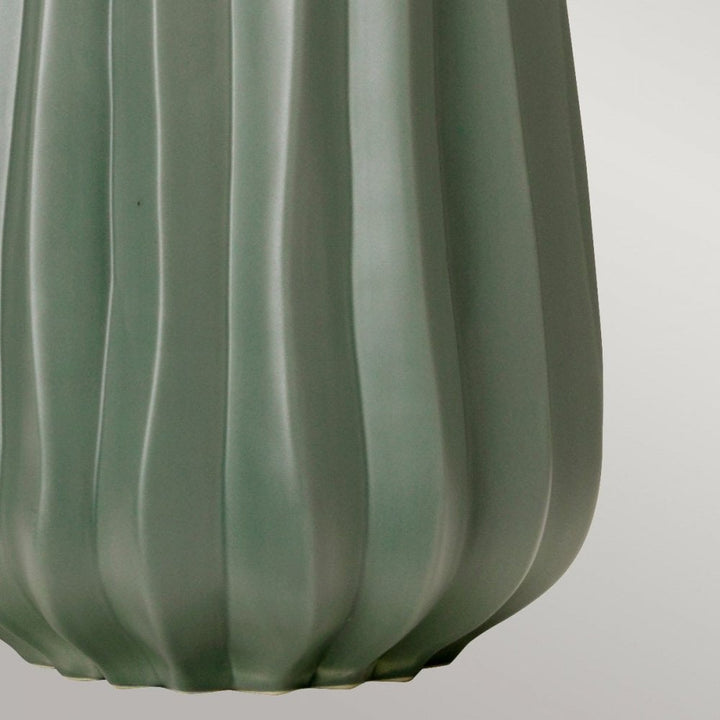 Elstead KEW-TL Kew 1 Light Table Lamp Sage Green