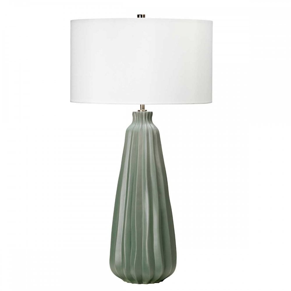 Elstead KEW-TL Kew 1 Light Table Lamp Sage Green