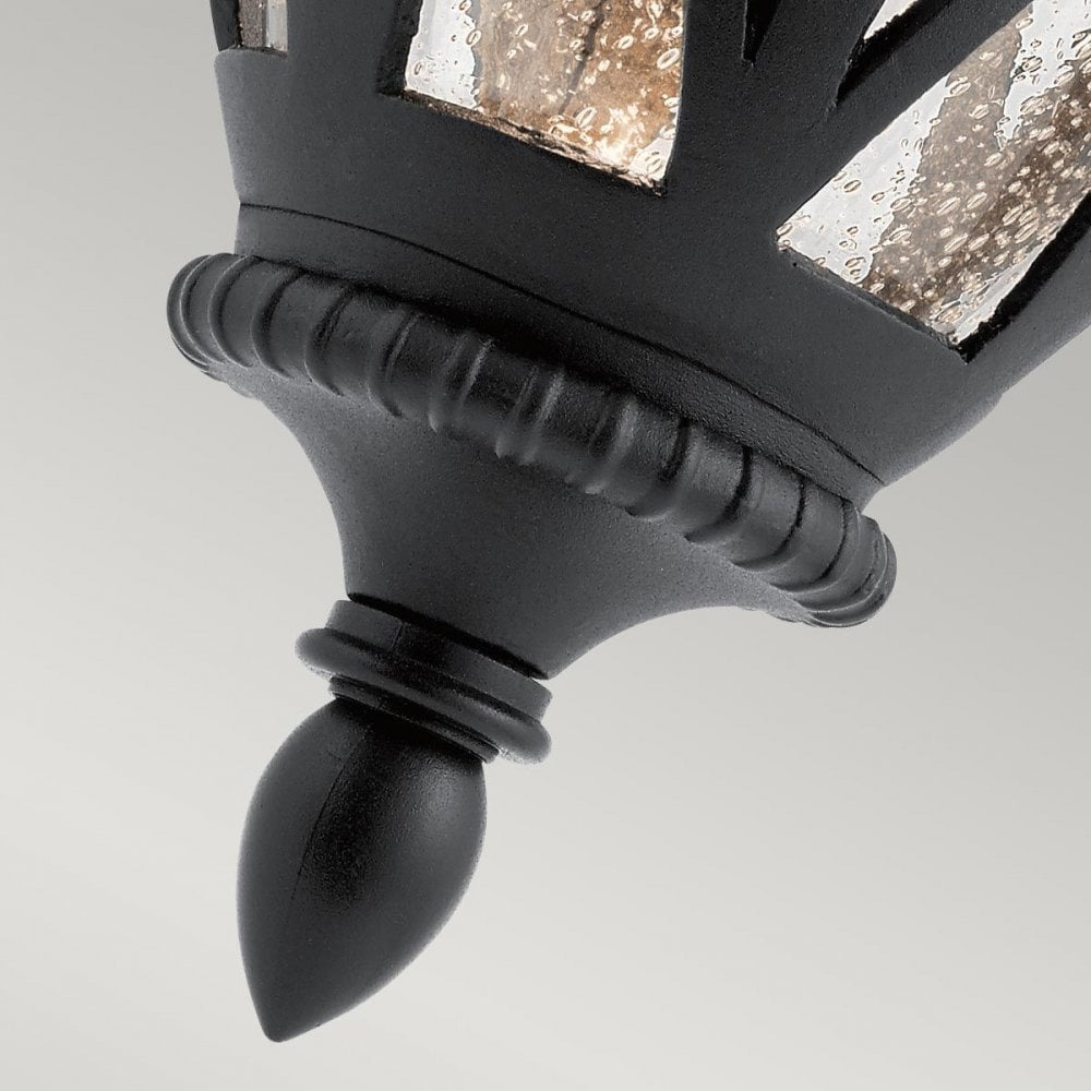 Kichler KL-ADMIRALS-COVE-M Admirals Cove 1 Light Medium Wall Lantern Textured Black