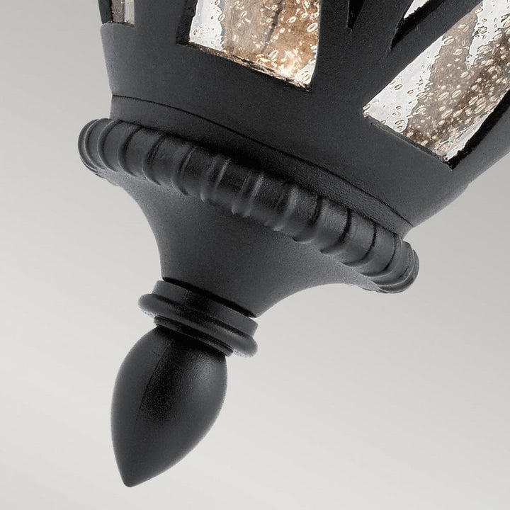 Kichler KL-ADMIRALS-COVE-M Admirals Cove 1 Light Medium Wall Lantern Textured Black