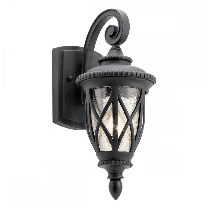 Kichler KL-ADMIRALS-COVE-S Admirals Cove 1 Light Small Wall Lantern Textured Black