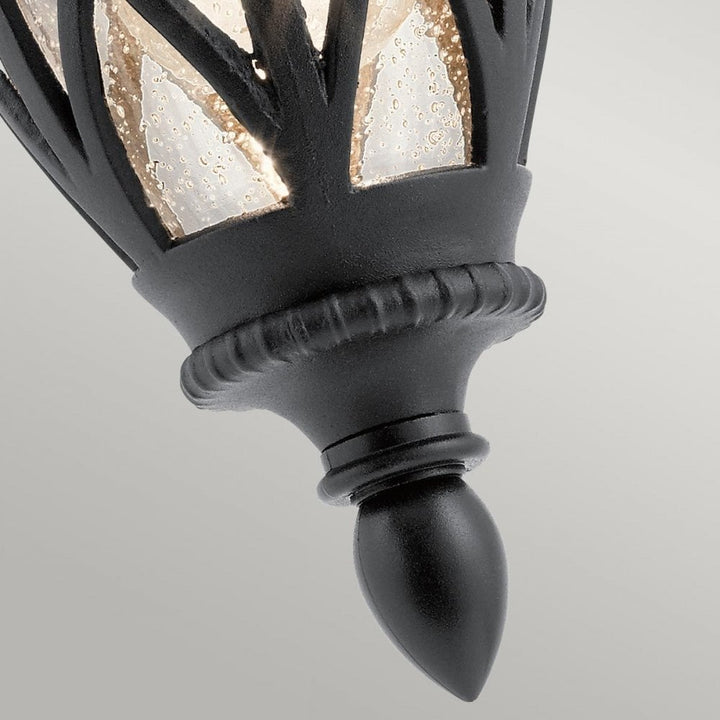 Kichler KL-ADMIRALS-COVE-S Admirals Cove 1 Light Small Wall Lantern Textured Black
