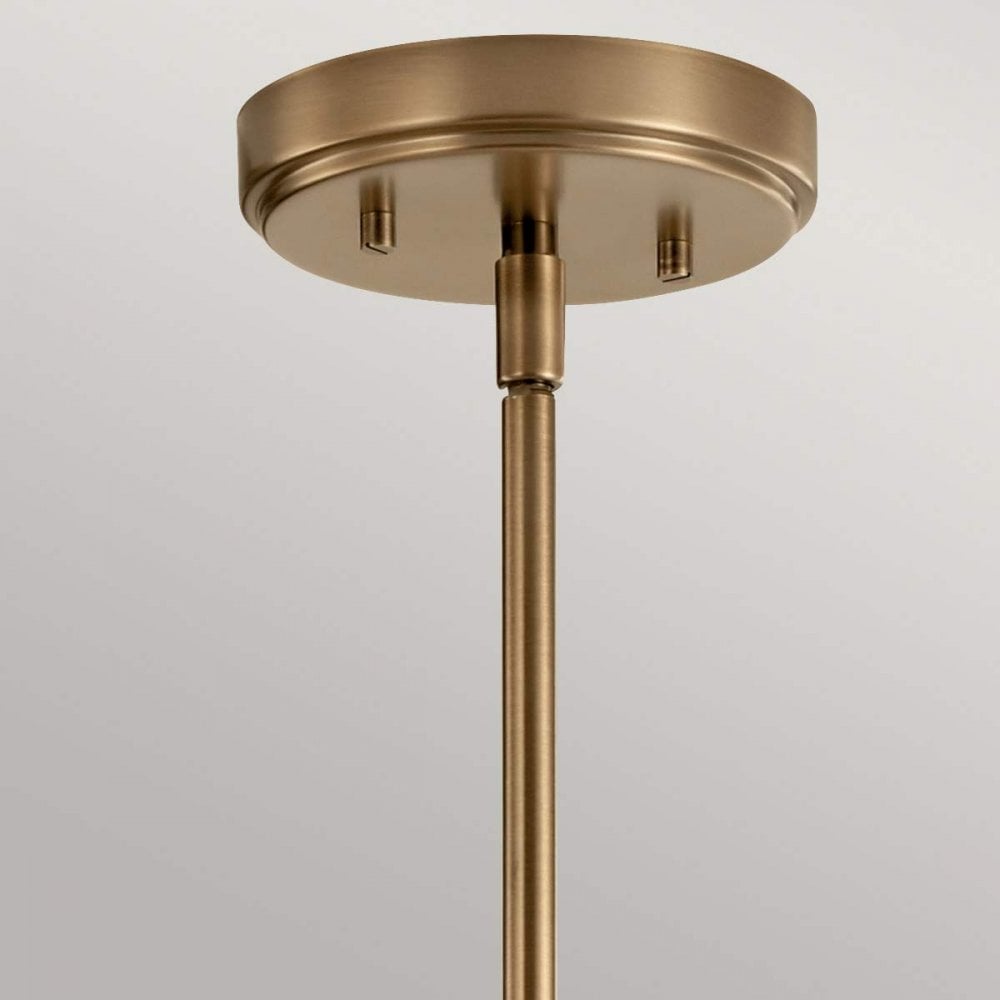 Kichler KL-AIVIAN3-WBR Aivian 3 Light Chandelier Weathered Brass