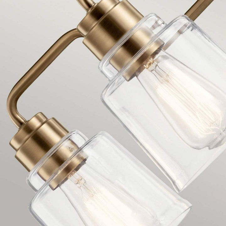 Kichler KL-AIVIAN5-WBR Aivian 5 Light Chandelier Weathered Brass