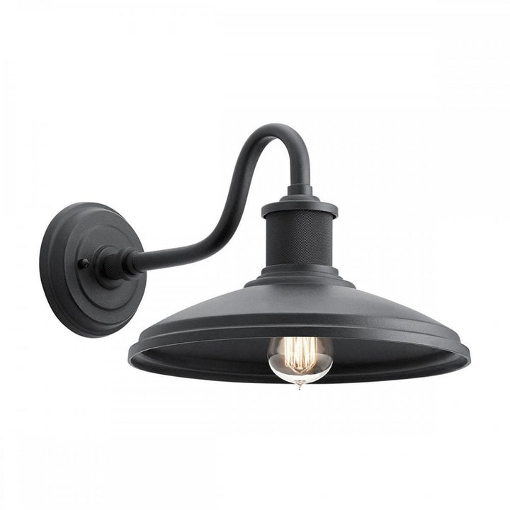 Kichler KL-ALLENBURY2-M-BKT Allenbury 1 Light Medium Wall Lantern Textured Black