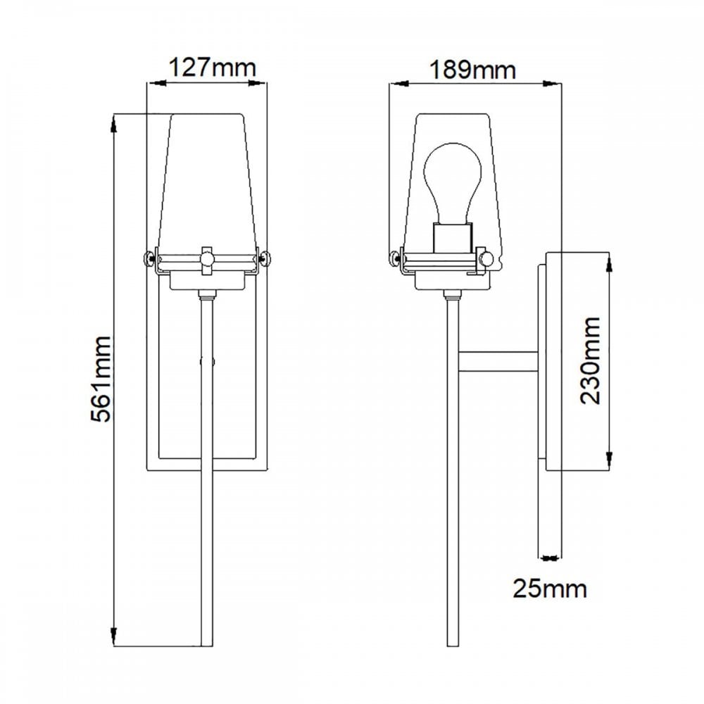 Kichler KL-ALTON1-BATH-BB Alton 1 Light Wall Light Brushed Brass
