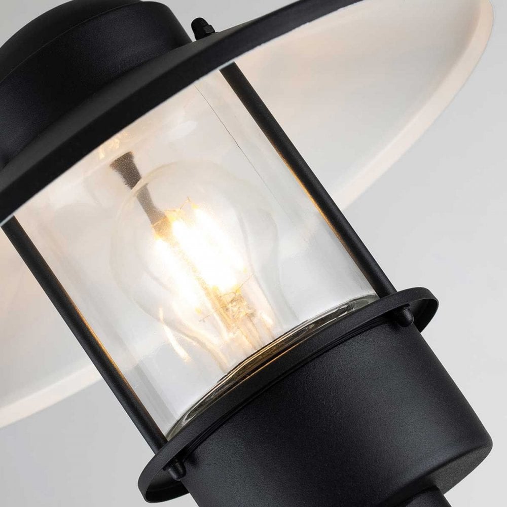 Elstead KLAMPENBORG-BOL-BK Klampenborg 1 Light Bollard Black