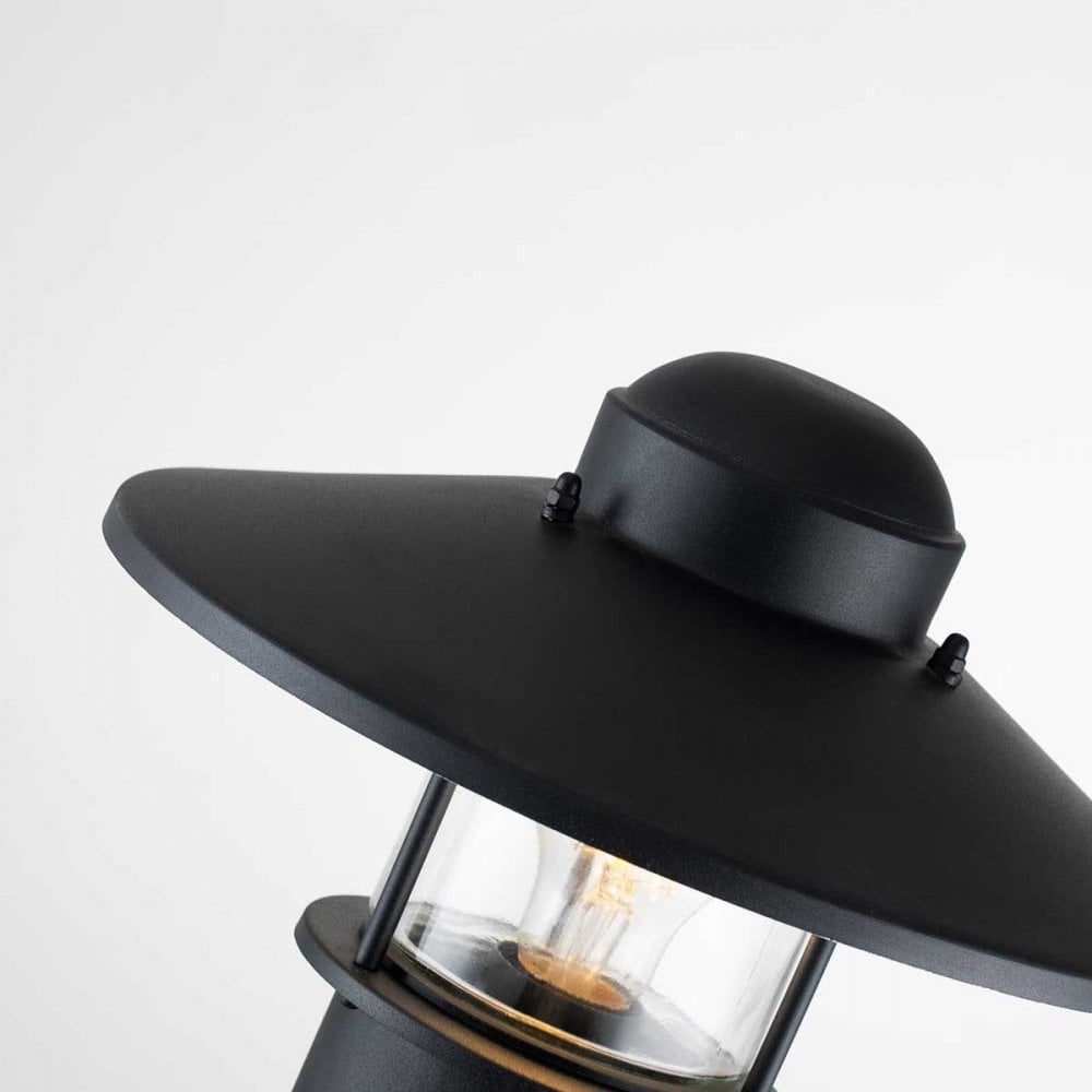 Elstead KLAMPENBORG-BOL-BK Klampenborg 1 Light Bollard Black