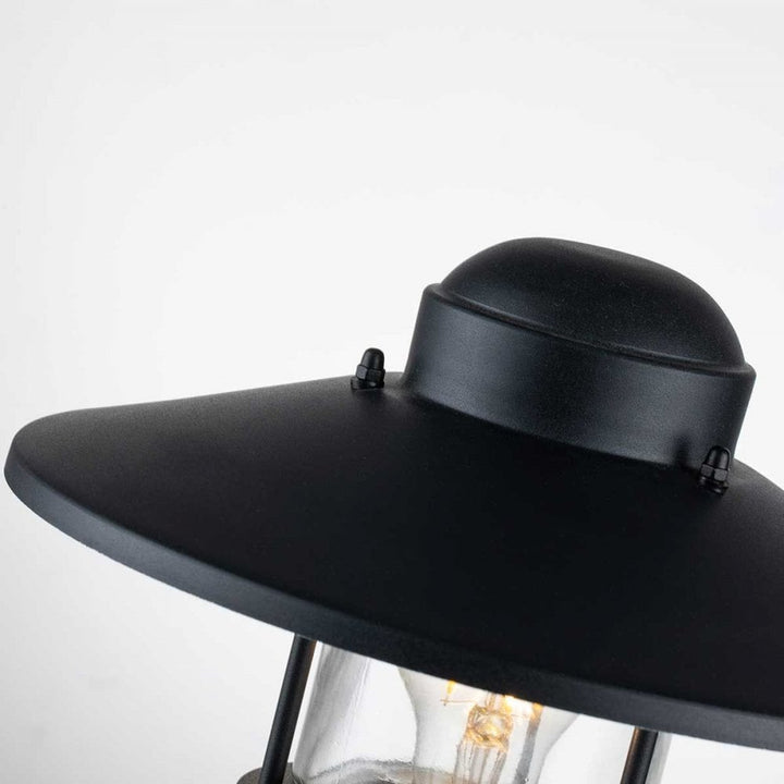 Elstead KLAMPENBORG-PED-BK Klampenborg 1 Light Pedestal Black