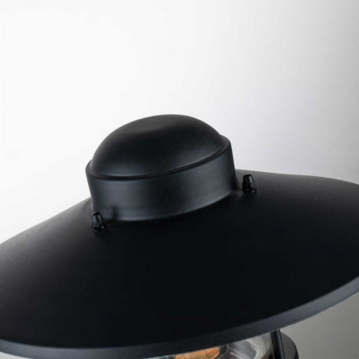 Elstead KLAMPENBORG-PED-PIR-BK Klampenborg 1 Light Pedestal with PIR Black
