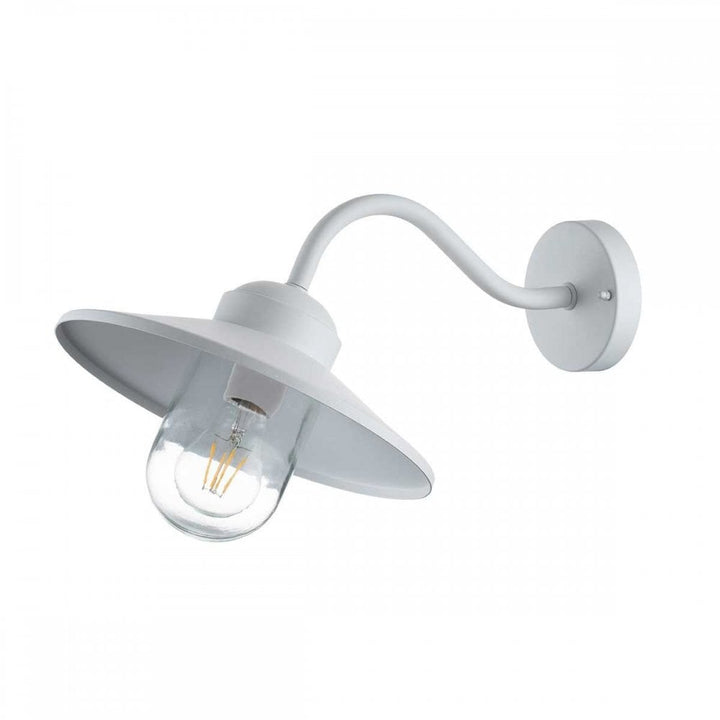 Elstead KLAMPENBORG-WHT Klampenborg 1 Light Wall Lantern White
