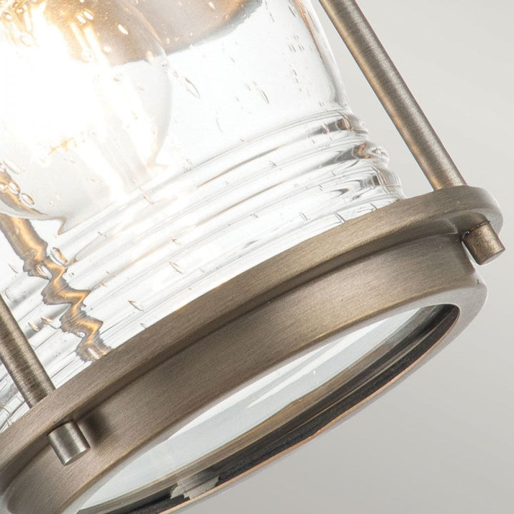Kichler KL-ASHLANDBAY2-S-BU Ashland Bay 1 Light Small Wall Lantern Burnished Bronze