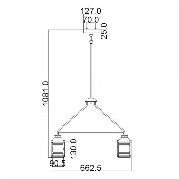 Kichler KL-ASHLANDBAY-5P-BU Ashland Bay 5 Light Outdoor Chandelier Burnished Bronze