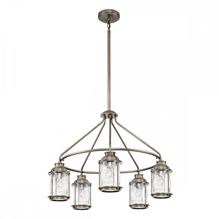 Kichler KL-ASHLANDBAY-5P-BU Ashland Bay 5 Light Outdoor Chandelier Burnished Bronze