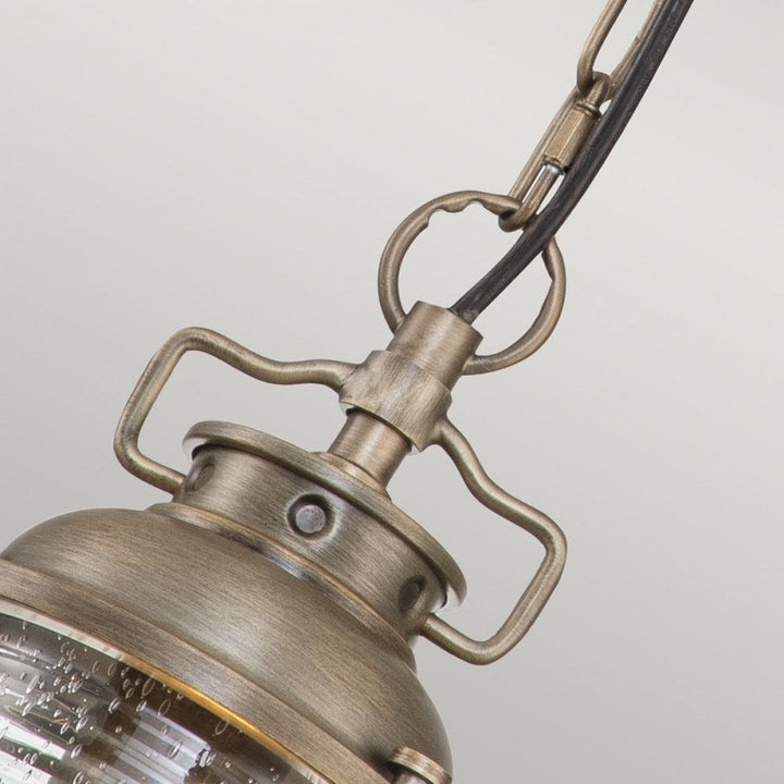 Kichler KL-ASHLANDBAY8-S-BU Ashland Bay 1 Light Small Chain Lantern Burnished Bronze