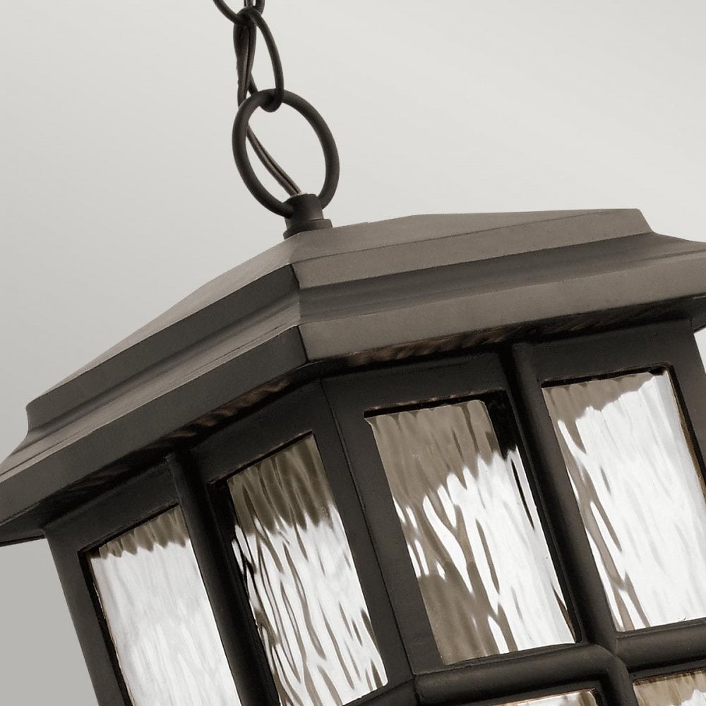 Kichler KL-BEACON-SQUARE8-OZ Beacon Square 1 Light Chain Lantern Olde Bronze