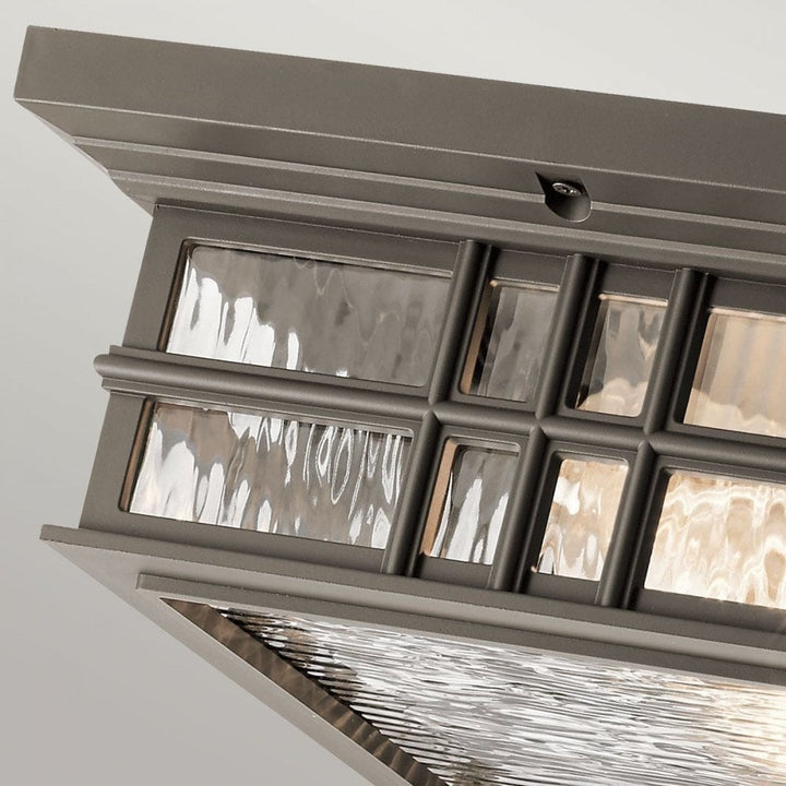 Kichler KL-BEACON-SQUARE-F-OZ Beacon Square 2 Light Flush Olde Bronze
