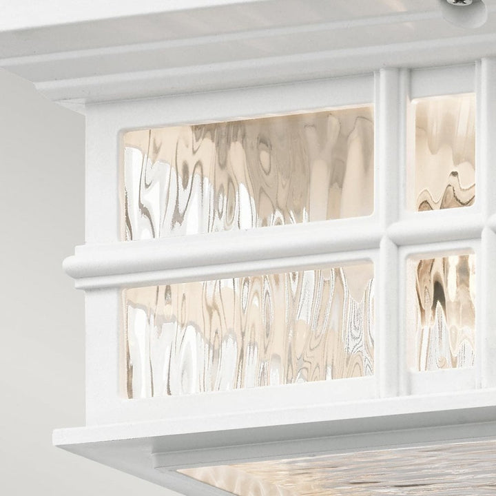 Kichler KL-BEACON-SQUARE-F-WHT Beacon Square 2 Light Flush White