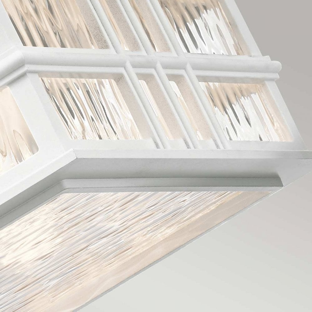 Kichler KL-BEACON-SQUARE-F-WHT Beacon Square 2 Light Flush White