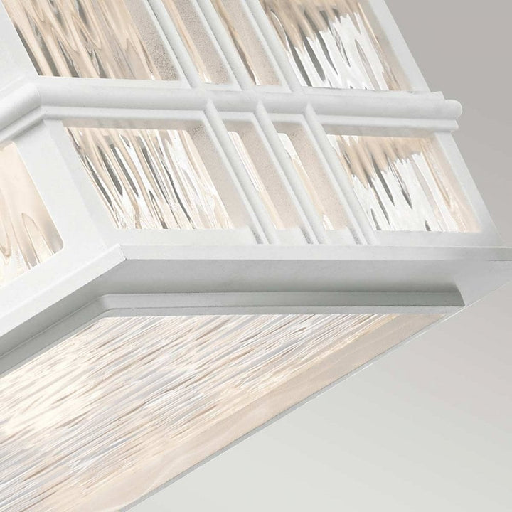 Kichler KL-BEACON-SQUARE-F-WHT Beacon Square 2 Light Flush White