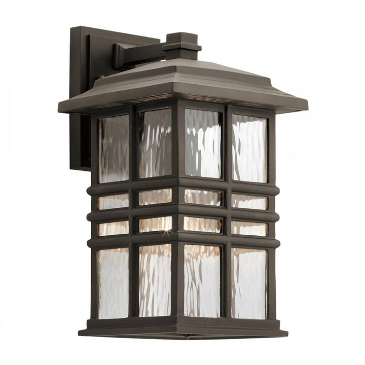 Kichler KL-BEACON-SQUARE-M-OZ Beacon Square 1 Light Medium Wall Lantern Olde Bronze