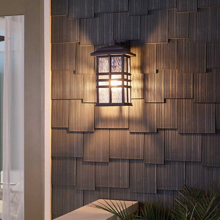 Kichler KL-BEACON-SQUARE-M-OZ Beacon Square 1 Light Medium Wall Lantern Olde Bronze