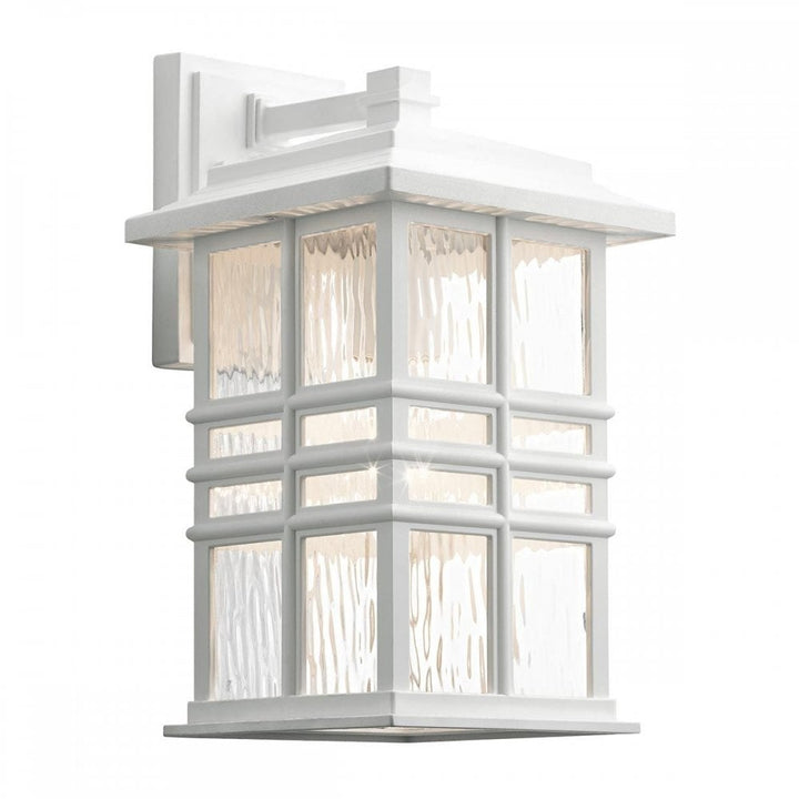 Kichler KL-BEACON-SQUARE-M-WHT Beacon Square 1 Light Medium Wall Lantern White
