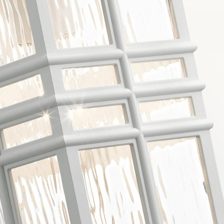 Kichler KL-BEACON-SQUARE-M-WHT Beacon Square 1 Light Medium Wall Lantern White