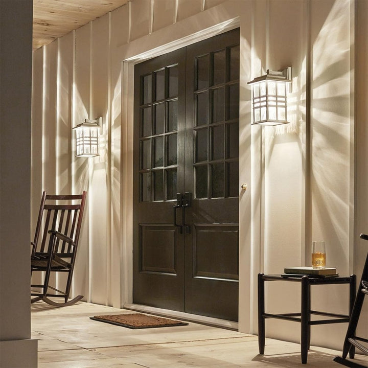 Kichler KL-BEACON-SQUARE-M-WHT Beacon Square 1 Light Medium Wall Lantern White