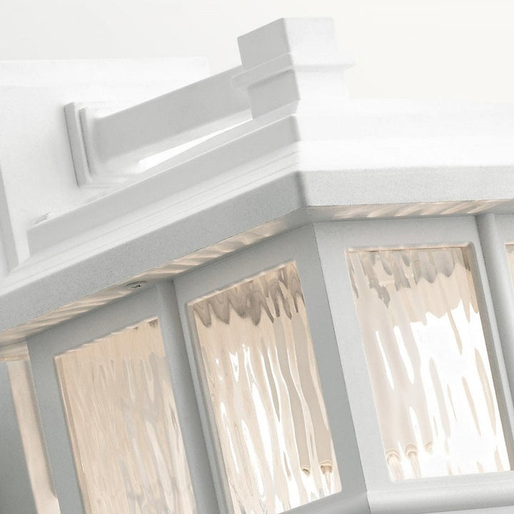 Kichler KL-BEACON-SQUARE-M-WHT Beacon Square 1 Light Medium Wall Lantern White