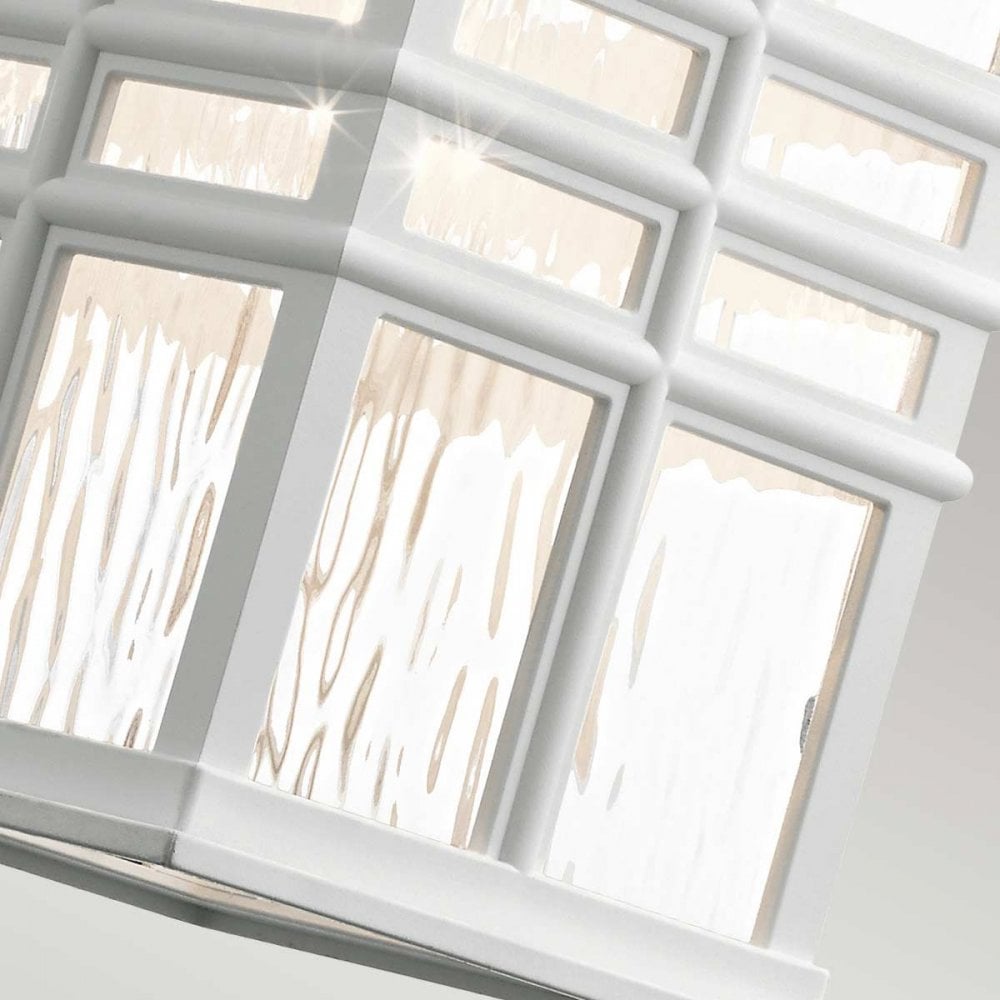 Kichler KL-BEACON-SQUARE-M-WHT Beacon Square 1 Light Medium Wall Lantern White