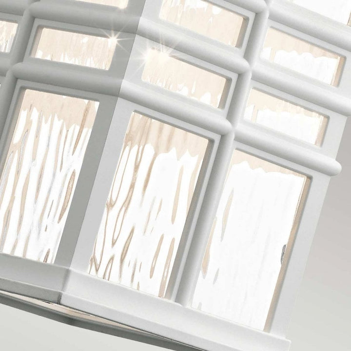 Kichler KL-BEACON-SQUARE-M-WHT Beacon Square 1 Light Medium Wall Lantern White