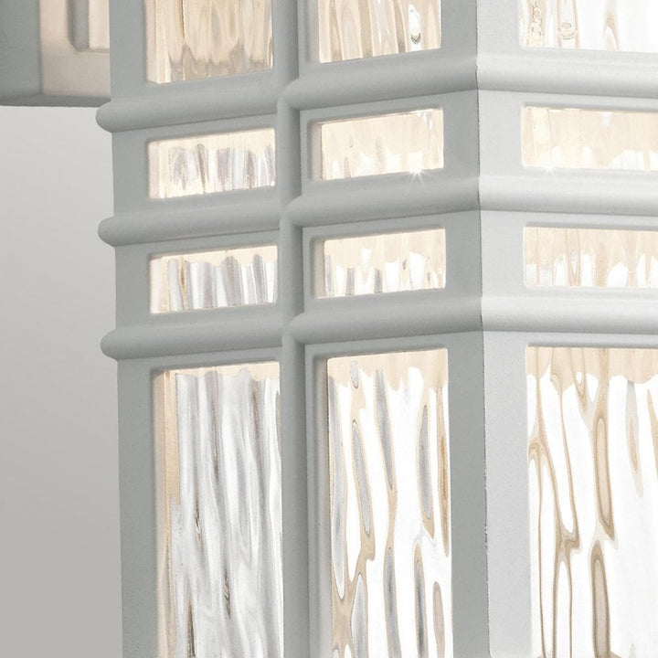 Kichler KL-BEACON-SQUARE-S-WHT Beacon Square 1 Light Small Wall Lantern White
