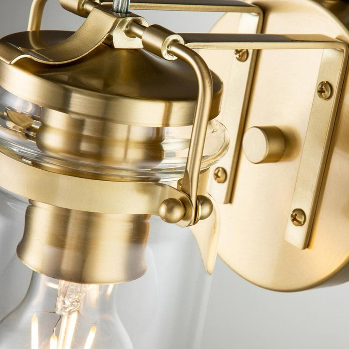 Kichler KL-BRINLEY1-BB Brinley 1 Light Wall Light Brushed Brass