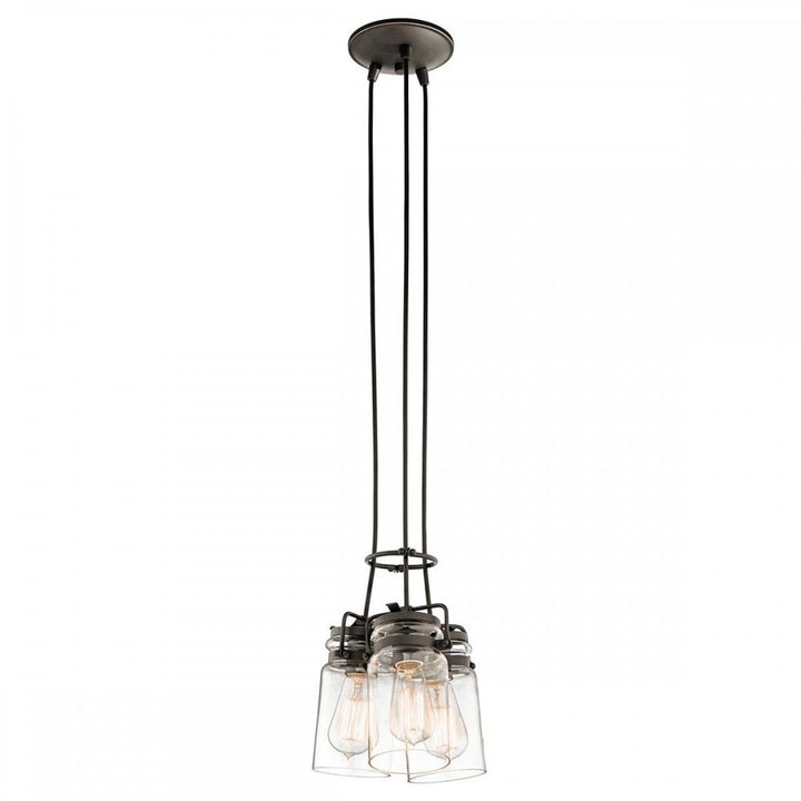 Kichler KL-BRINLEY3-OZ Brinley 3 Light Pendant Olde Bronze