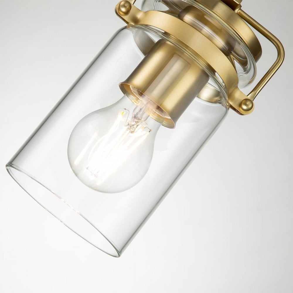 Kichler KL-BRINLEY-MP-BB Brinley 1 Light Mini Pendant Brushed Brass