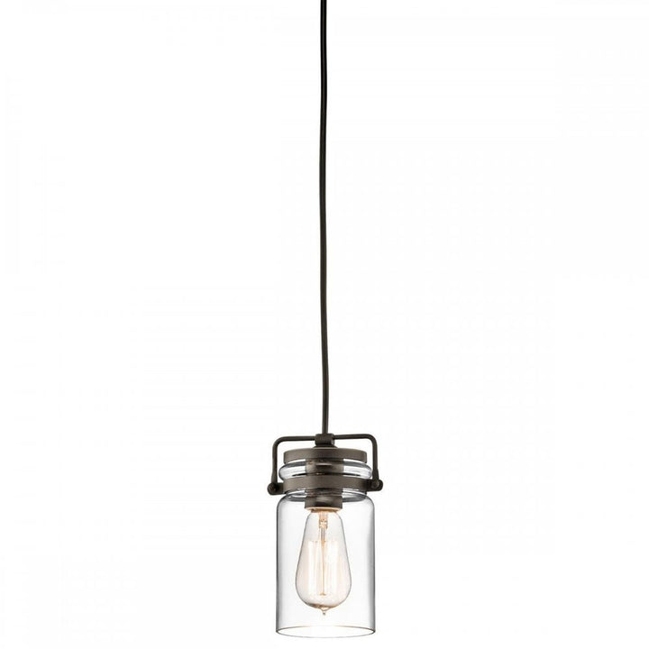 Kichler KL-BRINLEY-MP-OZ Brinley 1 Light Mini Pendant Olde Bronze