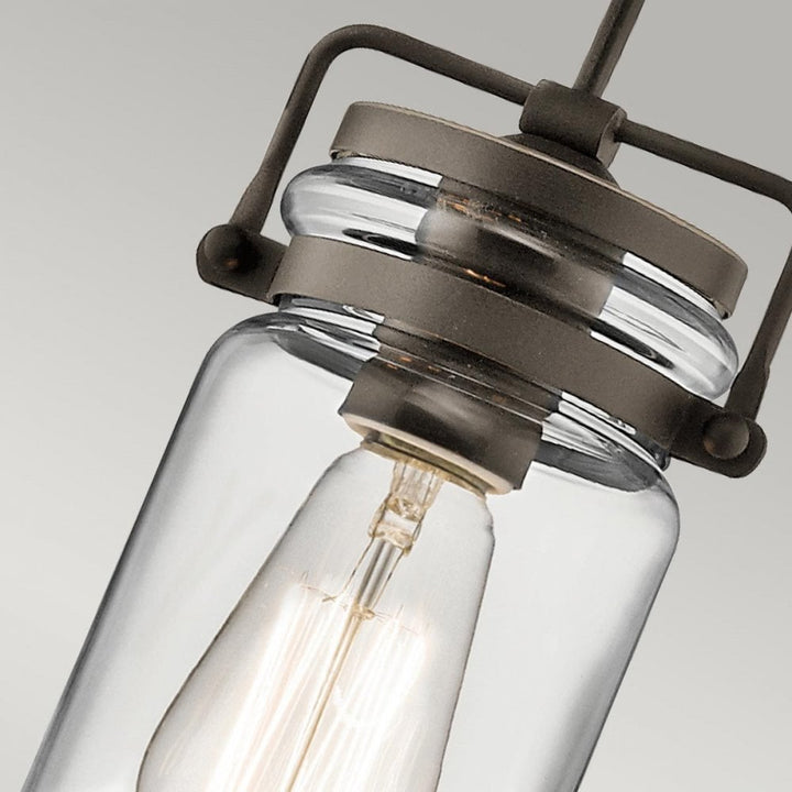 Kichler KL-BRINLEY-MP-OZ Brinley 1 Light Mini Pendant Olde Bronze
