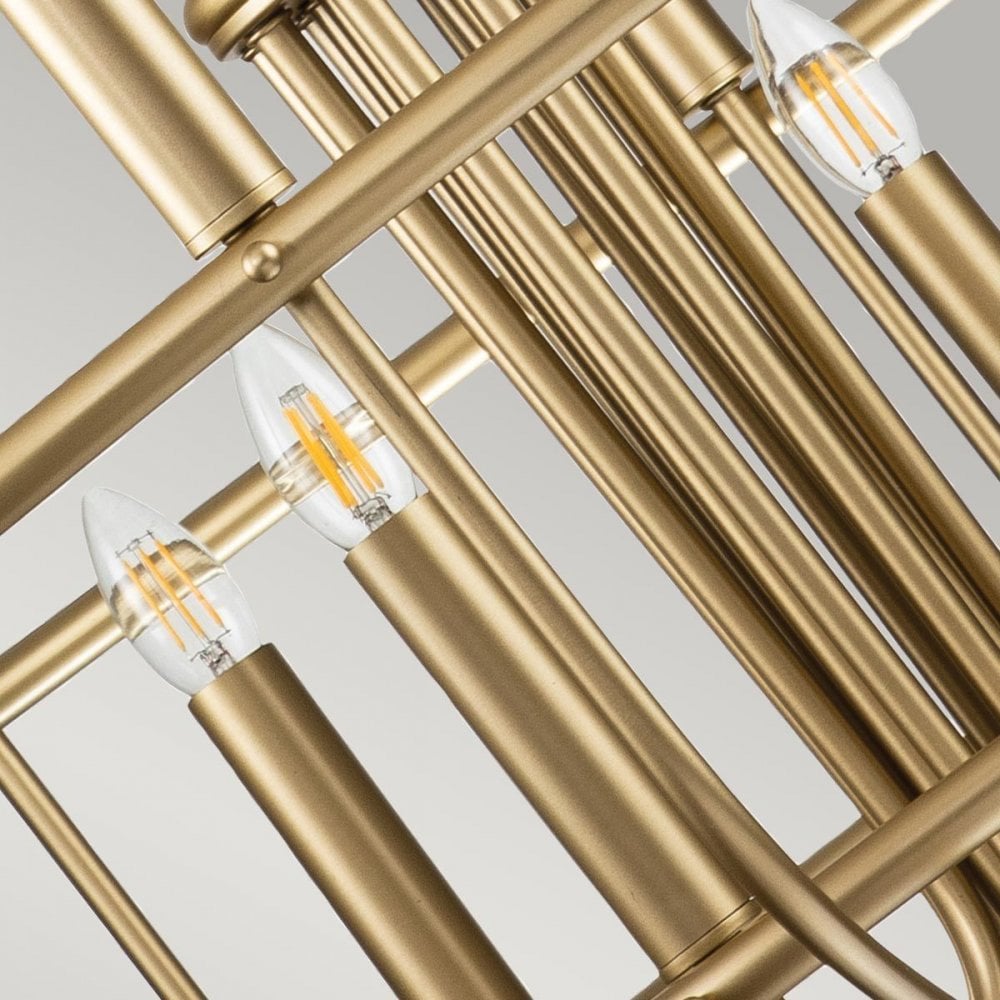 Kichler KL-CAPITOL-HILL12-PNBR Capitol Hill 12lt Chandelier Painted Natural Brass