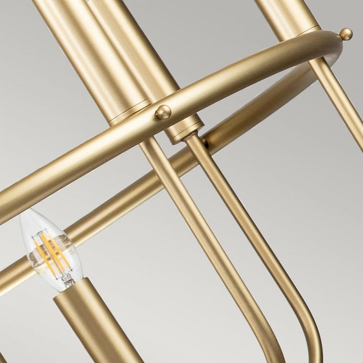 Kichler KL-CAPITOL-HILL12-PNBR Capitol Hill 12lt Chandelier Painted Natural Brass