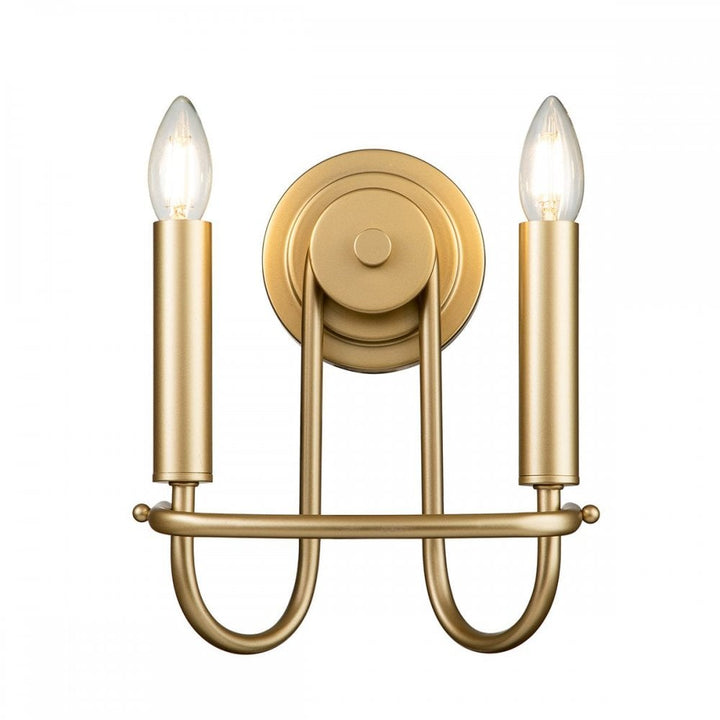 Kichler KL-CAPITOL-HILL2-PNBR Capitol Hill 2lt Wall light Painted Natural Brass