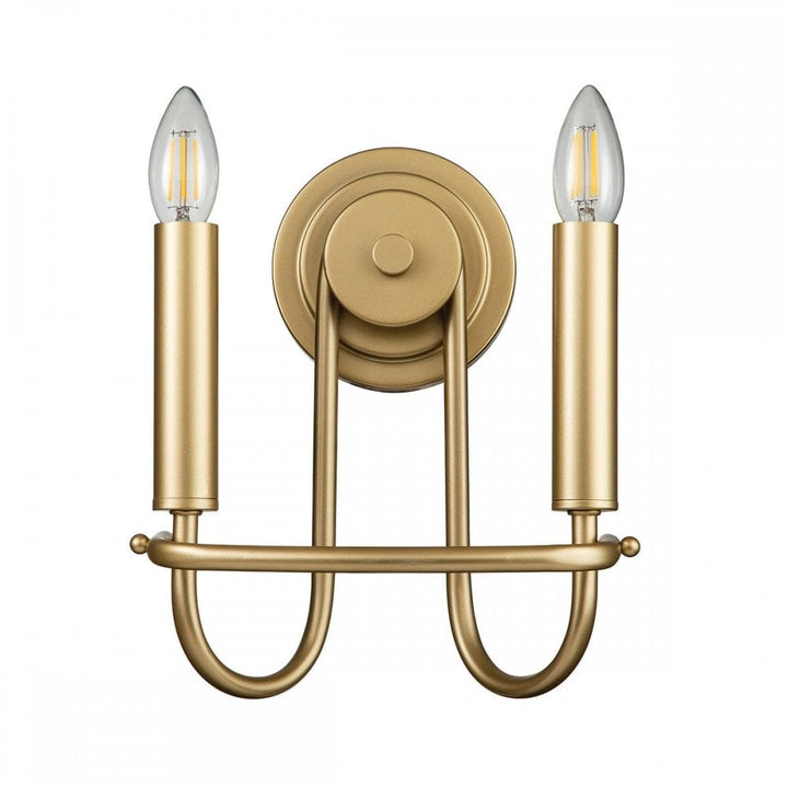 Kichler KL-CAPITOL-HILL2-PNBR Capitol Hill 2lt Wall light Painted Natural Brass
