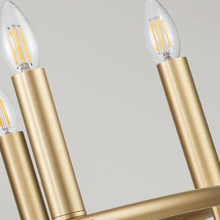 Kichler KL-CAPITOL-HILL6-PNBR Capitol Hill 6lt Chandelier Painted Natural Brass
