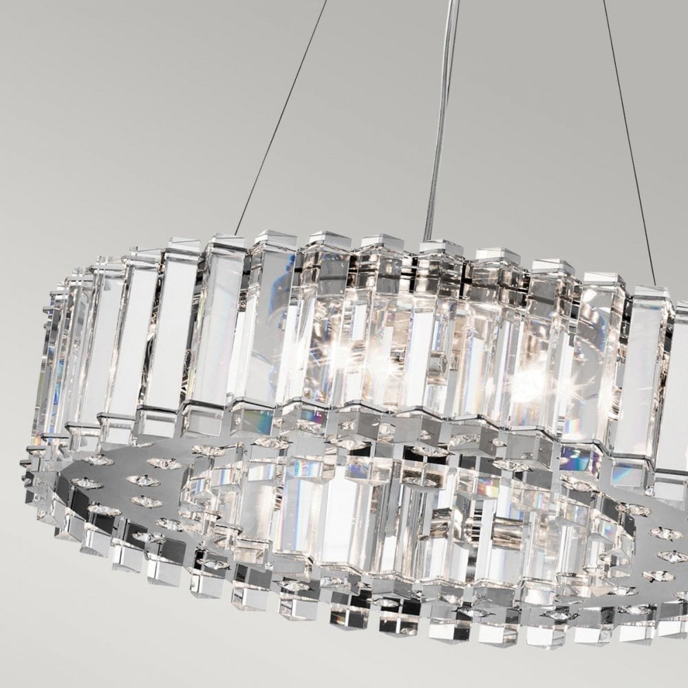 Kichler KL-CRYSTAL-SKYE8 Crystal Skye 8 Light Chandelier Chrome